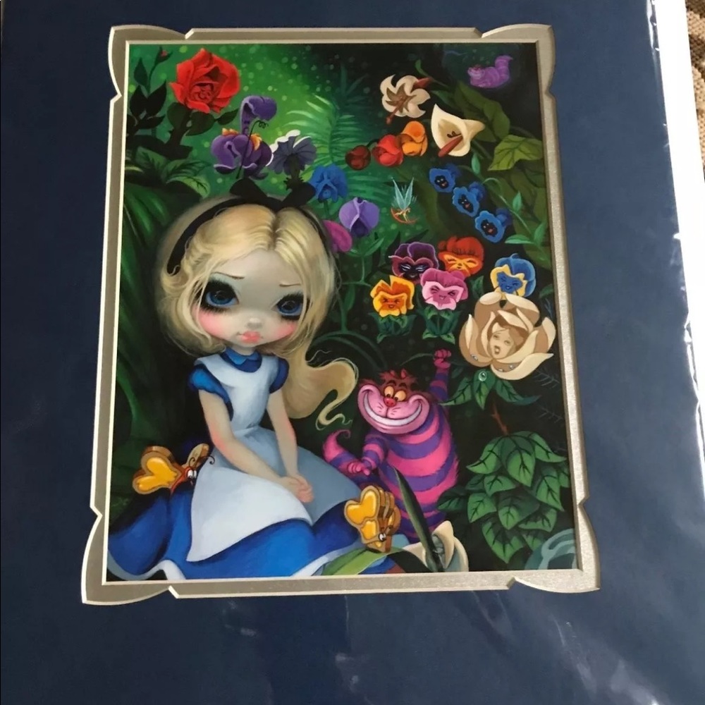 COPY - Alice in the garden print